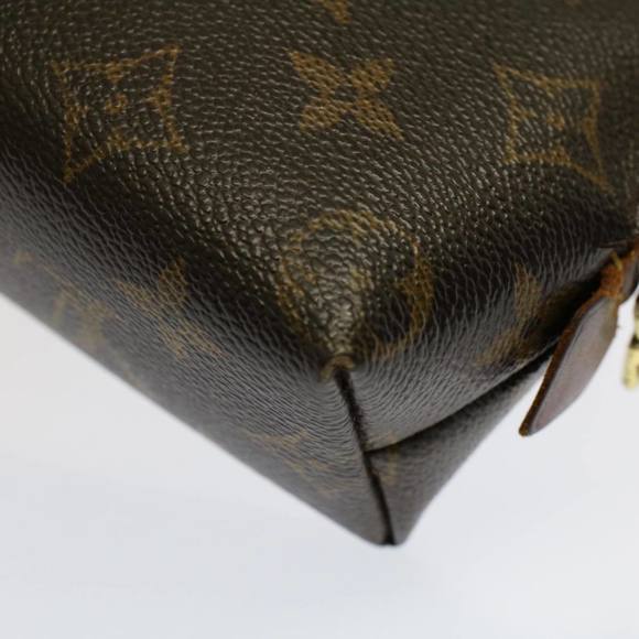 LOUIS VUITTON Monogram Pochette Cosmetic PM Cosmetic Pouch M47515 LV Auth 53456 - Picture 15 of 16